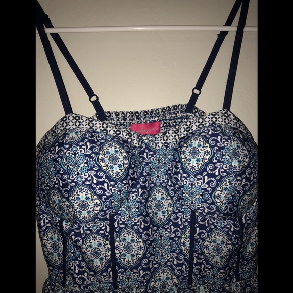 Ultra pink blue dress - Picture 4 of 6